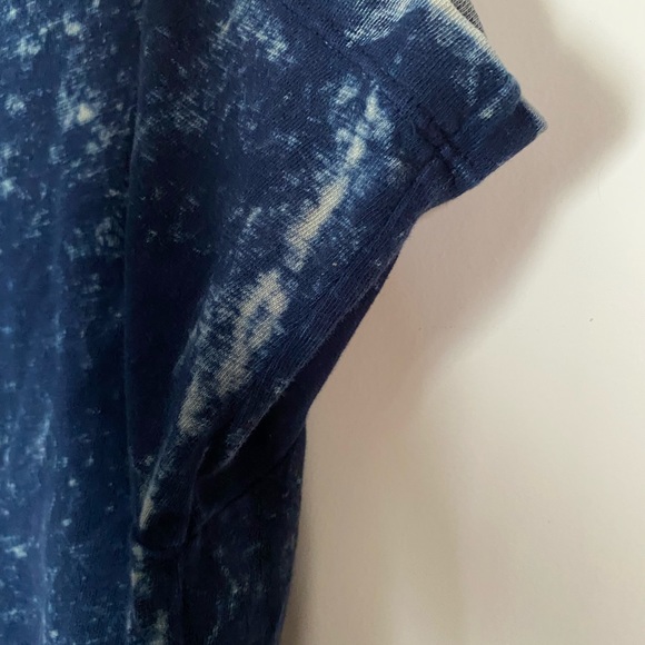 Cotton Citizen dark blue denim tee shirt - Picture 6 of 8